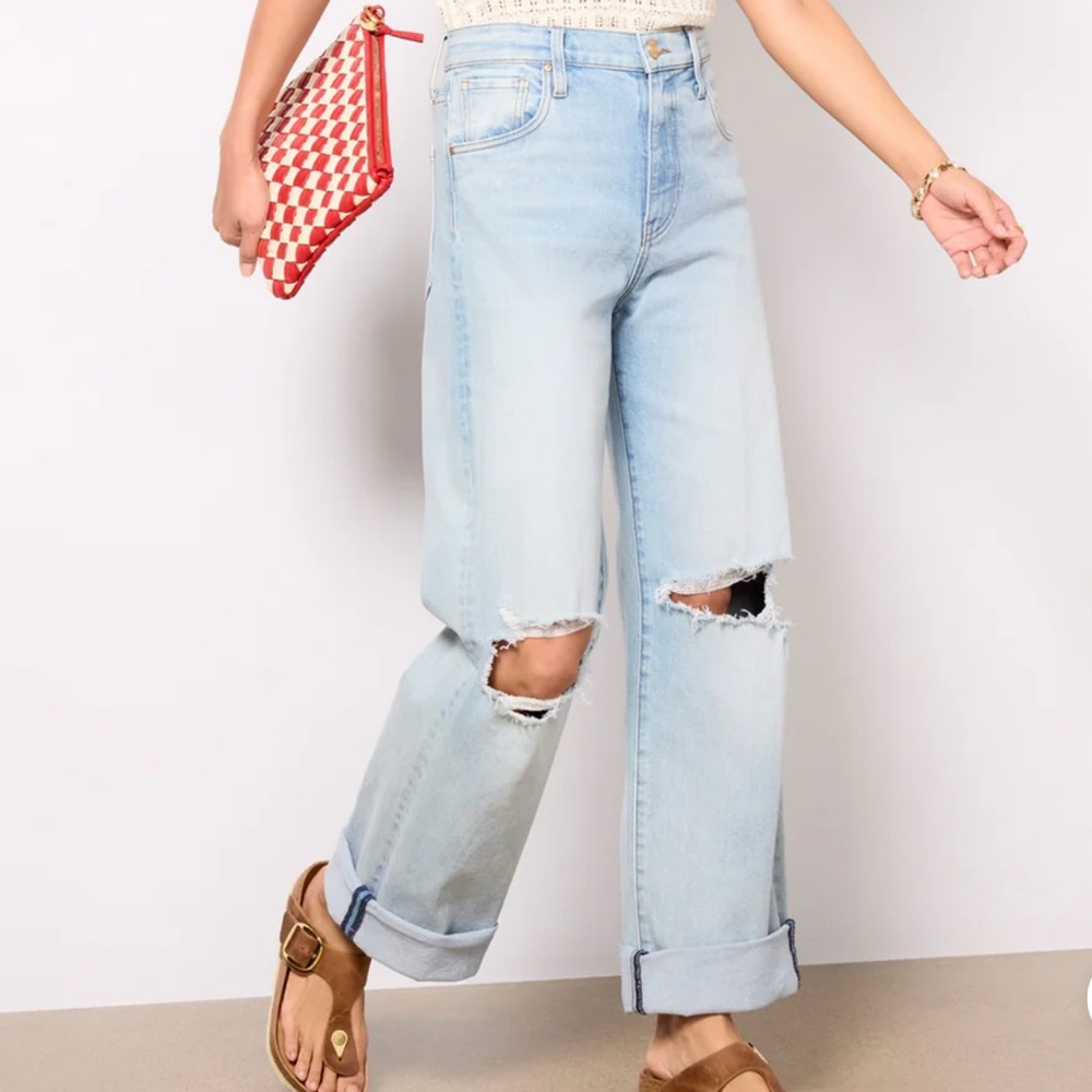 Kut from the Kloth Blue Boyfriend Jeans Relaxed Fit